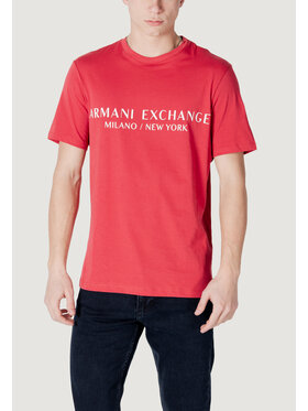 Armani Exchange Armani Exchange T-Shirt 8NZT72 Z8H4Z Czerwony Casual Fit
