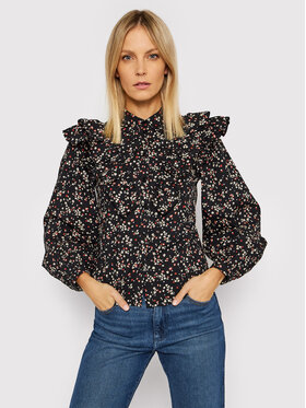 Vila Vila Риза Tirsas 14073463 Черен Regular Fit