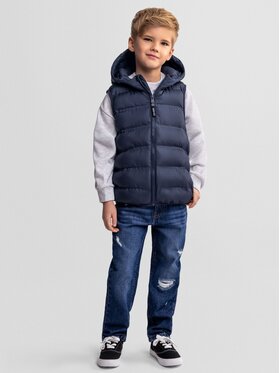minoti minoti Kamizelka 29GILET254 Granatowy Regular Fit
