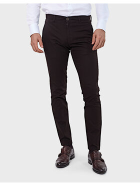 Evenemen Evenemen Chinosy Logan Tac 48732 Brązowy Slim Fit