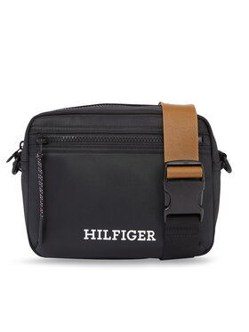 Tommy Hilfiger Tommy Hilfiger Brašna Th Monotype Ew Reporter AM0AM11546 Černá