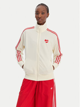adidas adidas Bluza Firebird KQ8075 Beżowy Loose Fit