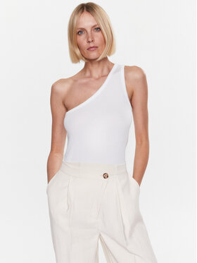 b.young b.young Top 20813300 Weiß Slim Fit