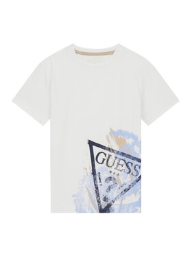 Guess Guess Tričko L6RI14 K8HM4 Biela Regular Fit