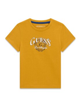 Guess Kids Guess Kids T-Shirt 185387 Pomarańczowy Classic Fit