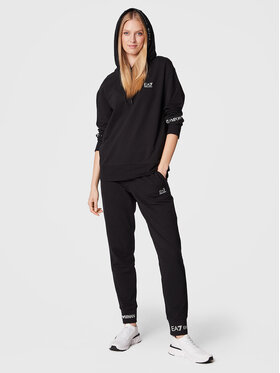EA7 Emporio Armani EA7 Emporio Armani Trenerka 8NTV52 TJCQZ 1200 Crna Regular Fit