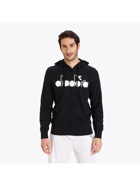 Diadora Diadora Bluza HD FZ SWEAT DIADORA CLUB Czarny Basic Fit