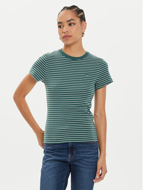 Levi's® Levi's® Тишърт Essential Housemark 000KK-0004 Зелен Slim Fit