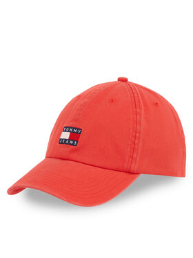 Tommy Jeans Tommy Jeans Czapka z daszkiem Tjm Heritage Cap AM0AM12020 Czerwony
