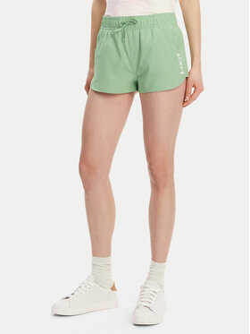 Roxy Roxy Šortky z materiálu ERJBS03298 Zelená Regular Fit