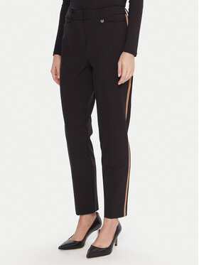 LOLA CASADEMUNT LOLA CASADEMUNT Chinos kelnes LF2514021 Juoda Regular Fit