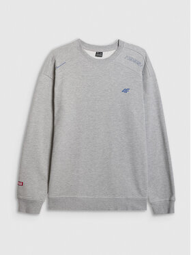 4F 4F Bluza VICTORY FIT Szary jasny Regular Fit