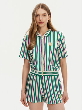 Fila Fila Bluzka Lassance FAW0996 Zielony Regular Fit