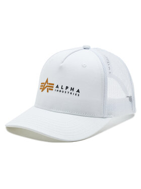 Alpha Industries Alpha Industries Шапка с козирка Label 106901 Бял