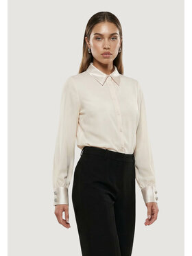 Artigli Artigli Camicia INSERTI DI RASO Bianco Egg Fit