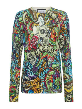 PHILIPP PLEIN PHILIPP PLEIN Longsleeve 19083 Multicolore Regular Fit