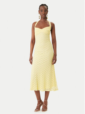 Bardot Bardot Sukienka koktajlowa Mariko 60397DB Żółty Regular Fit