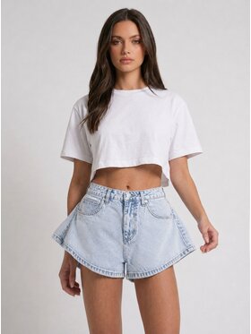 MissDenim MissDenim Szorty jeansowe Skorts Niebieski Regular Fit