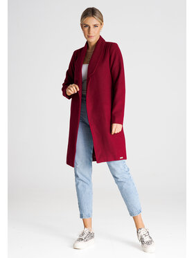 FIGL FIGL Kabát M990 Bordová Regular Fit