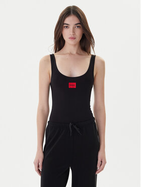 HUGO Hugo Body Red Label 50486017 Fekete Slim Fit