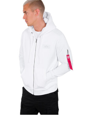 Alpha Industries Alpha Industries Mikina AI.128342-09-M Bílá Regular Fit