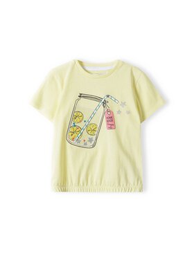 MINOTI MINOTI T-Shirt cotton 7 Żółty Regular Fit
