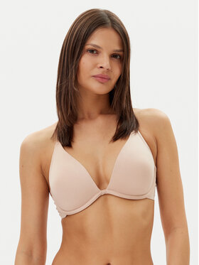 Hunkemöller Hunkemöller Biustonosz z fiszbiną Smooth 206735 Beżowy
