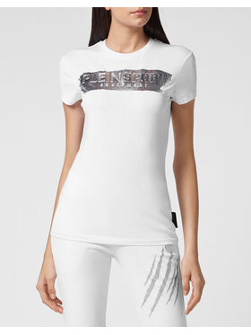 Plein Sport Plein Sport T-Shirt 3035 Biały Regular Fit