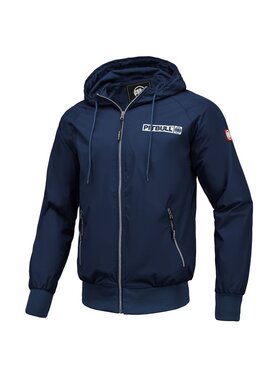 PITBULL PITBULL Kurtka przejściowa Kurtka wiosenna z kapturem Athletic Logo XL Granatowy Regular Fit