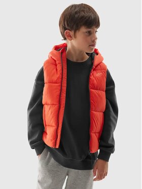 4F 4F Gilet 4FJWAW24TVJAM13-70S Arancione Regular Fit