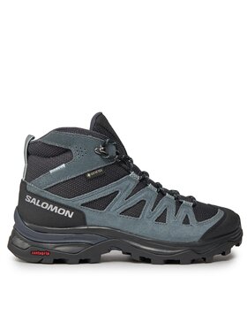 Salomon Salomon Trekkingi X Ward Leather Mid GORE-TEX L47182000 Niebieski