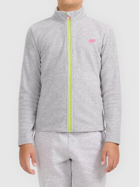 4F 4F Bluza 4FJWAW26TFLEF472 Szary jasny Active Fit