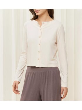Triumph Triumph Kardigan Natural Spotlight Rib Cardigan Écru Regular Fit