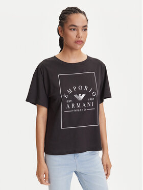 Emporio Armani Underwear Emporio Armani Underwear T-shirt EW000553 AF10887 UC001 Crna Loose Fit