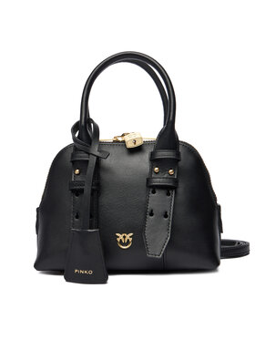 PINKO PINKO Kabelka Bowling Bag Zip Mini AI 25-26 PLTT 105333 A0QO Černá