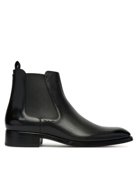 BOSS BOSS Členková obuv s elastickým prvkom Rill 50545303 Čierna