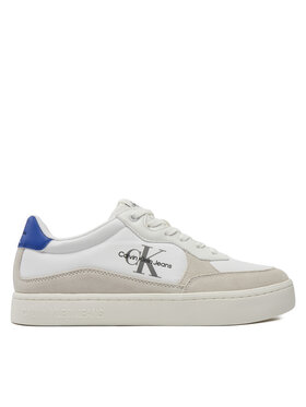 Calvin Klein Jeans Calvin Klein Jeans Sneakersy Classic Cupsole Low Mix Mtl YM0YM01033 Biela