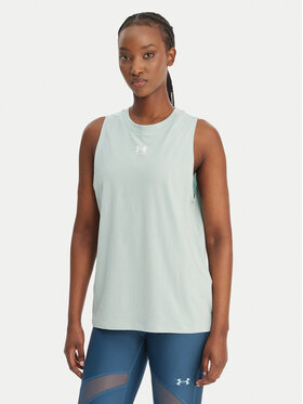 Under Armour Under Armour Funkčné tričko Rival Muscle 1383659 Zelená Regular Fit