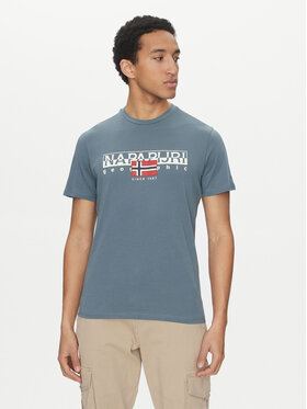 Napapijri Napapijri T-Shirt S-Aylmer NP0A4HTO Zelená Regular Fit