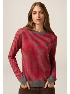 Oltre Oltre Cardigan M335J005075N0S3 Rosso Regular Fit