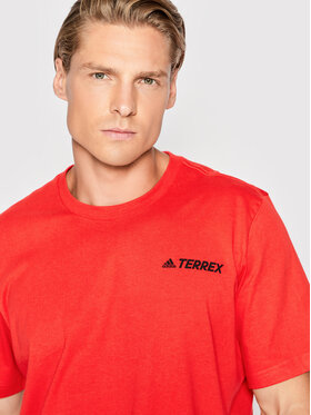 Adidas T-shirt Terrex Mountain Graphic HE1766 Crvena Regular Fit