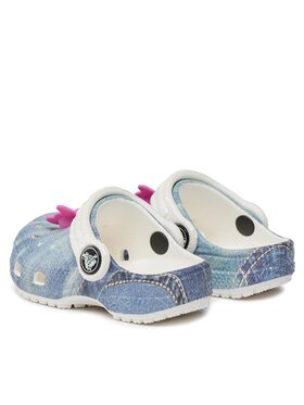 Crocs Natikače Classic Denim Clog T 208302 Bijela