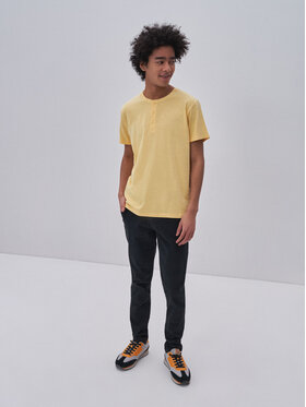 BIG STAR BIG STAR T-Shirt edmundos_200 Żółty Basic Fit