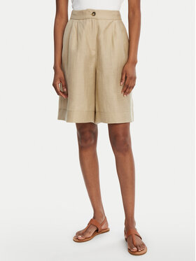 KAOS KAOS Pantaloncini di tessuto RP1MR069 Beige Regular Fit