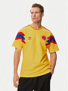 adidas adidas Techniniai marškinėliai Colombia Away Jersey 1990 JN3713 Geltona Regular Fit