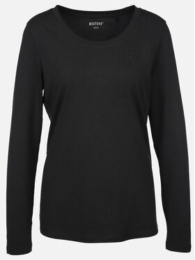 Mustang Mustang Bluzka Style Anne C Basic Czarny Regular Fit