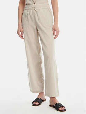 Vero Moda Vero Moda Штани з тканини Caia 10333796 Бежевий Wide Leg