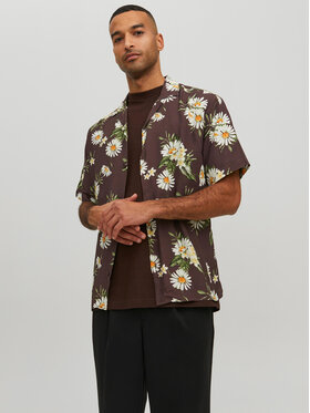 Jack&Jones Jack&Jones Košeľa Luke 12227625 Hnedá Relaxed Fit