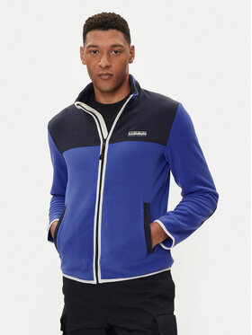 Napapijri Napapijri Polár kabát T-Dergana NP0A88V1 Kék Regular Fit