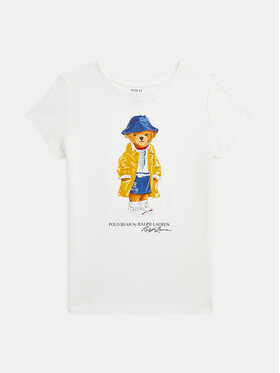 Polo Ralph Lauren Polo Ralph Lauren T-Shirt 313957377001 Bílá Regular Fit